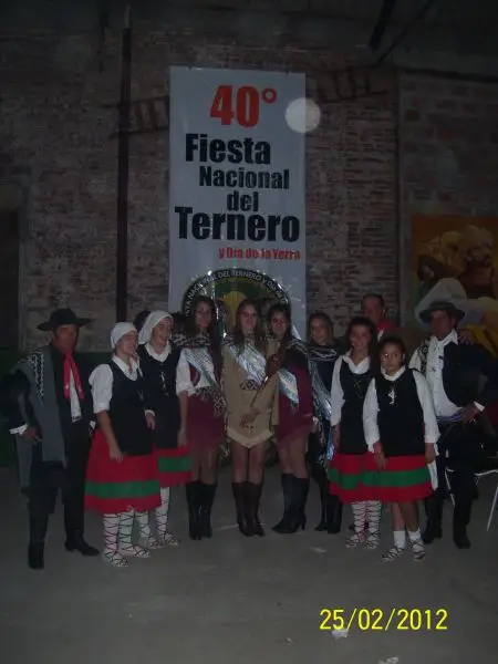 40°Fiesta Naciopnal del Ternero y Día de la Yerra. Centro Vasco Euskal Odola presente en el lanzamiento en el Fogón Oficial de la Fiesta.Febrero 2012 · Centro Vasco Euskal Odola de Ayacucho